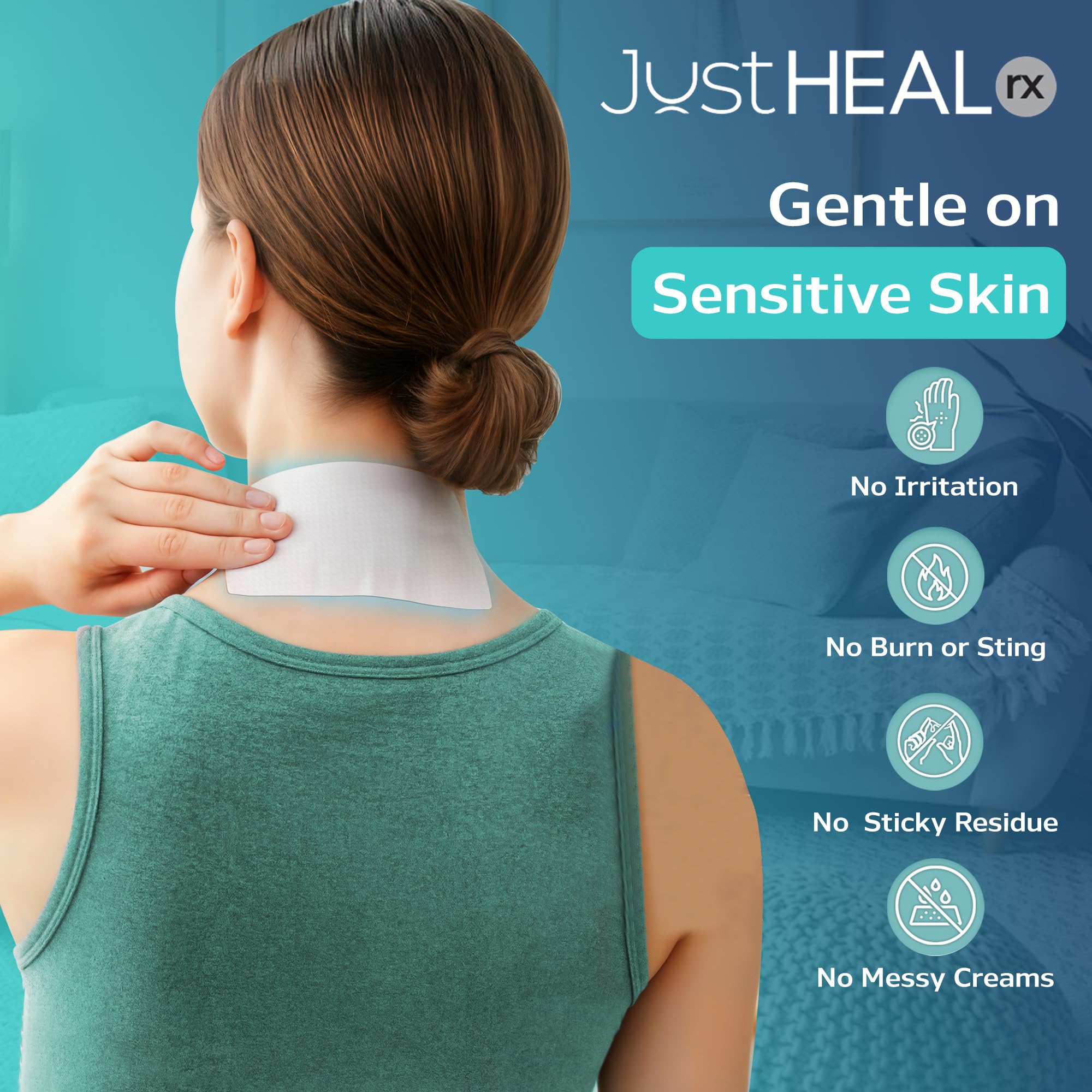 Individual packaging of JustHeal RX lidocaine patches