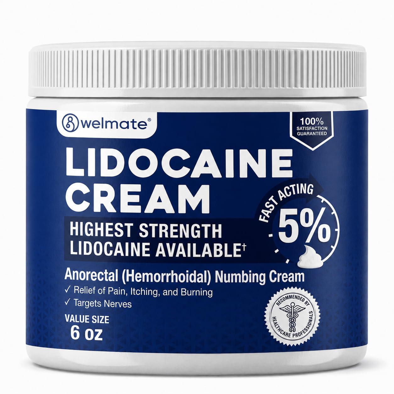 Welmate 3 Ounce value size lidocaine roll on bottle