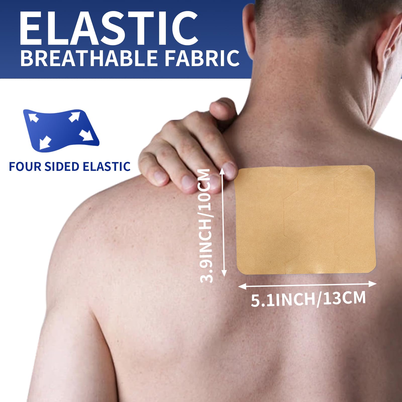 Close up of Drmitsui soothing heat strip texture