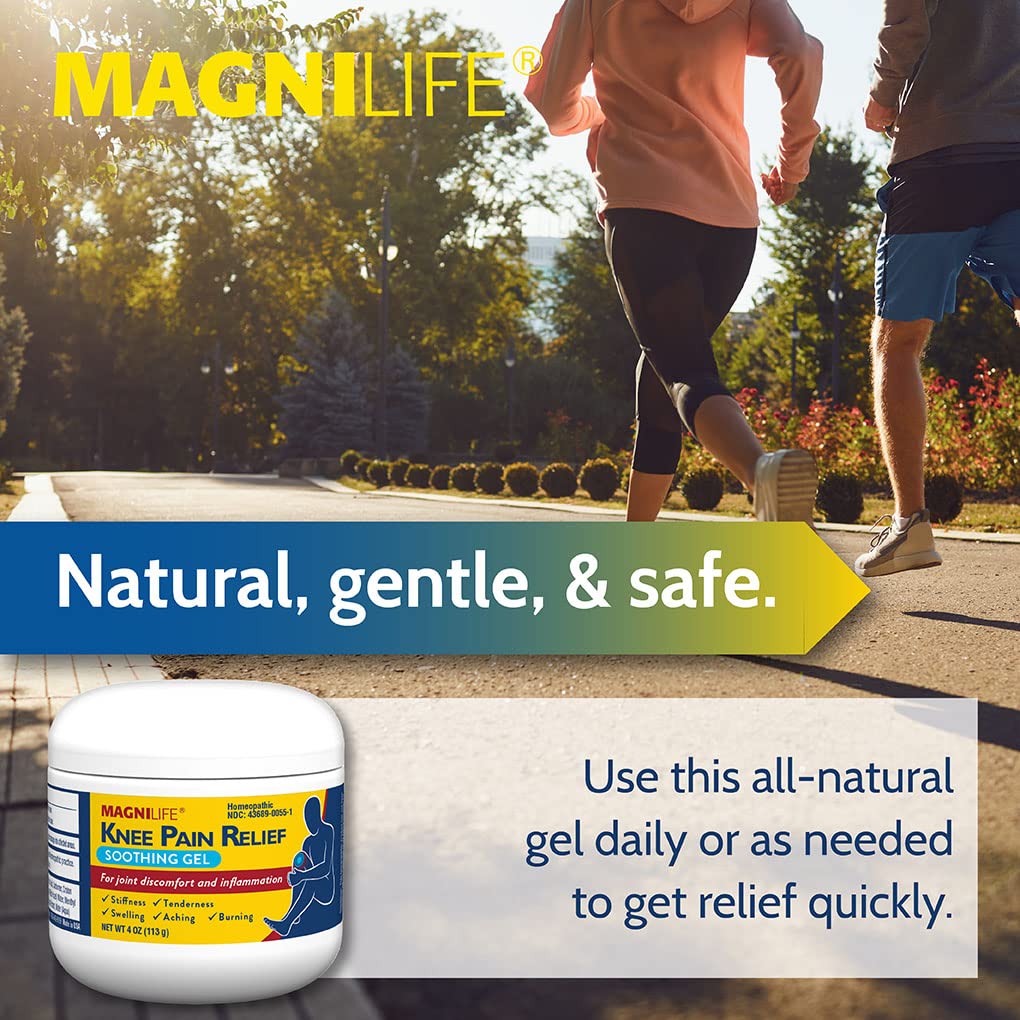 Magnilife Knee Pain Relief Gel texture demonstration