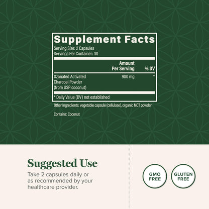 Global Healing Center Advanced Digestive 60 capsules supplement facts and ingredient label