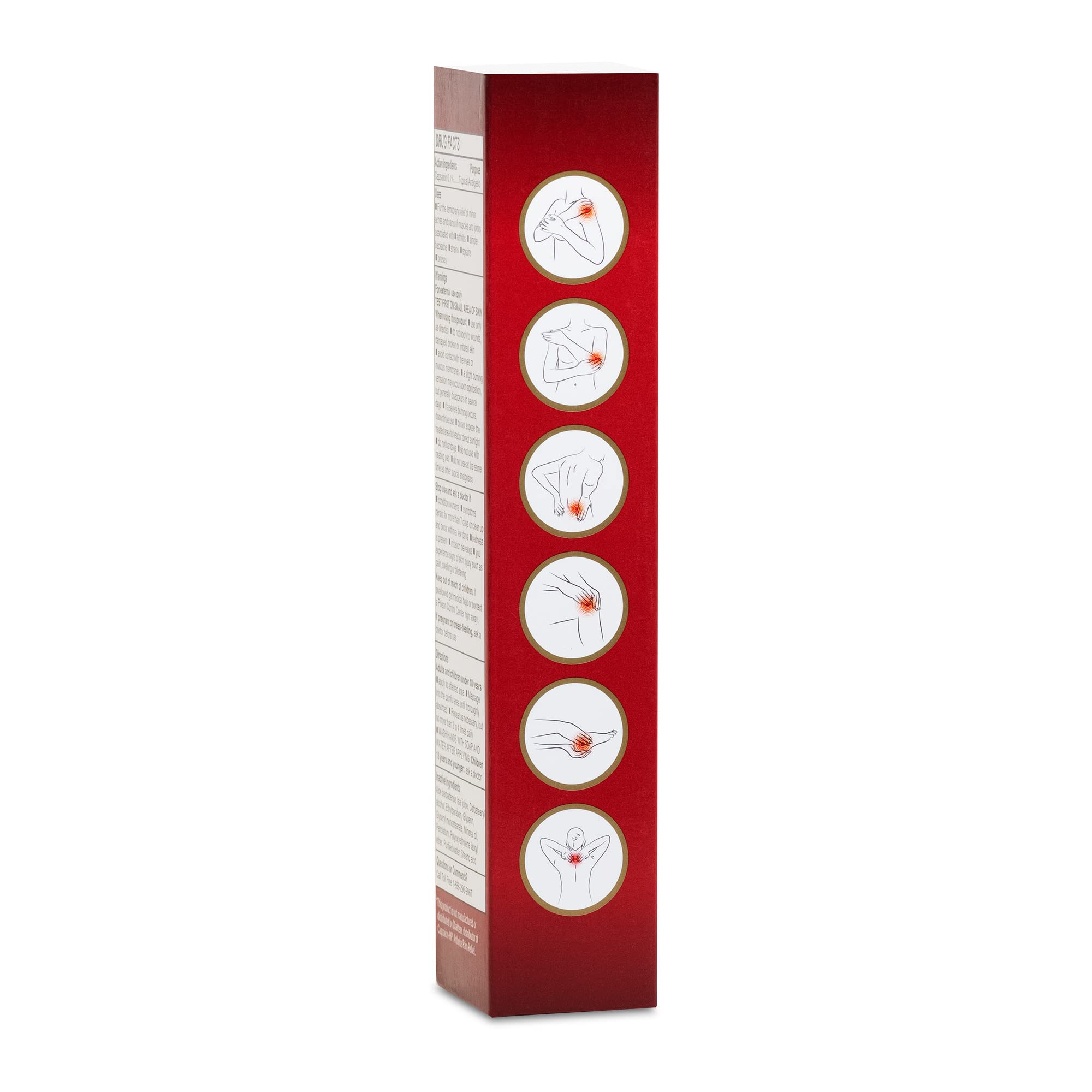 Close up of Globe Capsaicin 0.1 percent cream tube