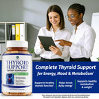 1 Body Thyroid Support supplement ingredient label closeup