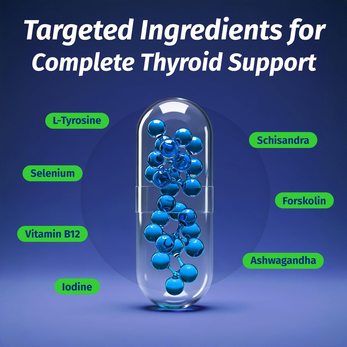 Authentic USA imported 1 Body Thyroid Support health supplement
