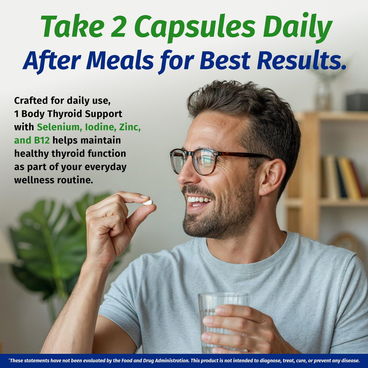 1 Body Thyroid Support supplement container with cap