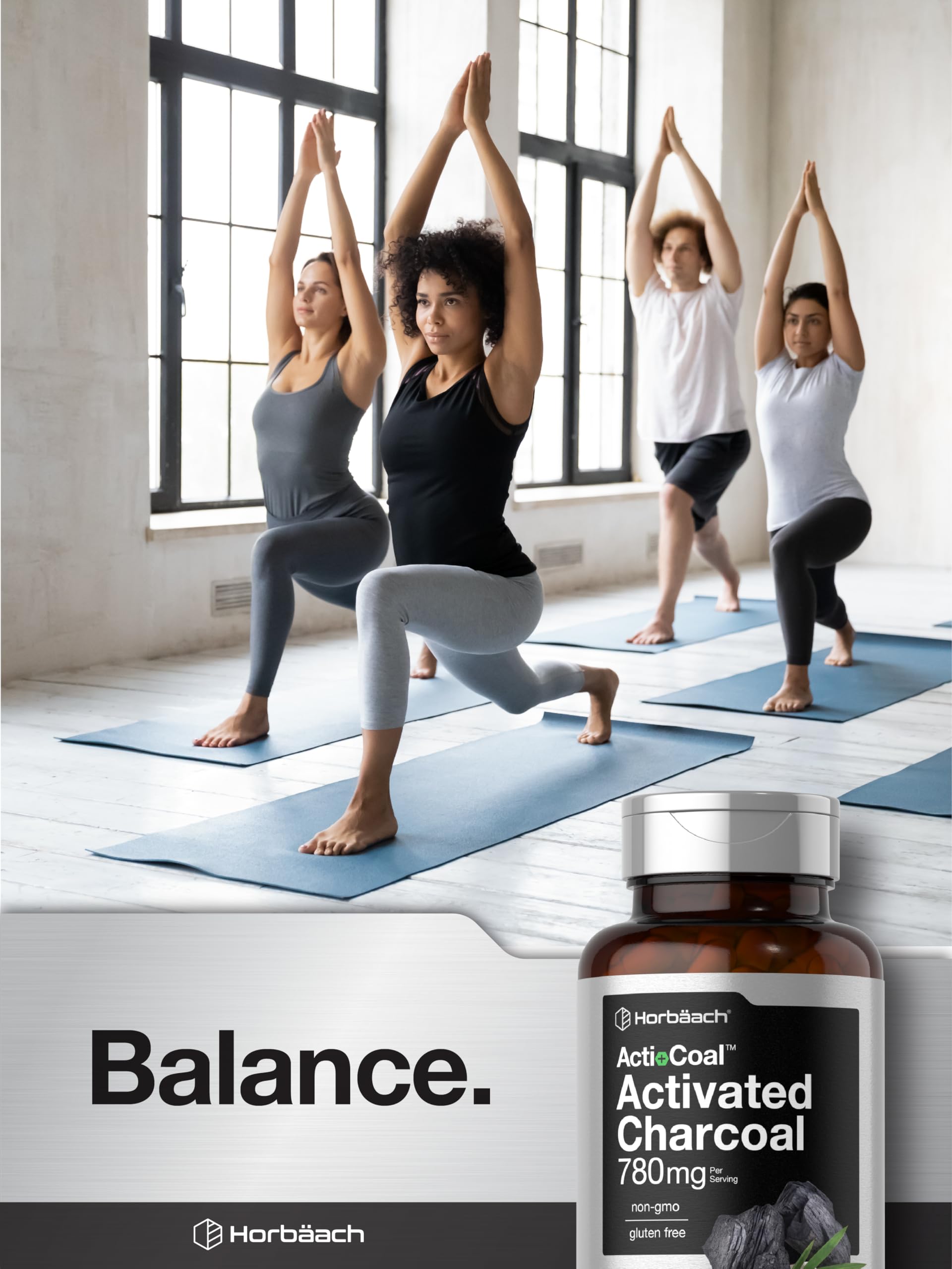Natural internal cleanser supplement packaging by Horbäach health brand.