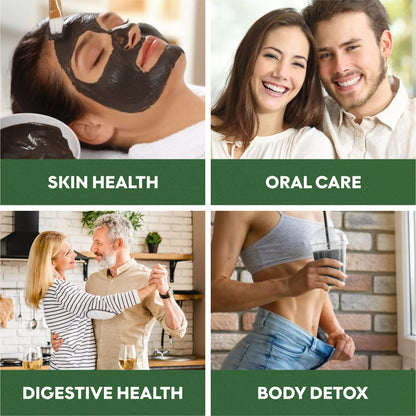 Premium USA imported Whole Nature charcoal capsules for natural teeth whitening support