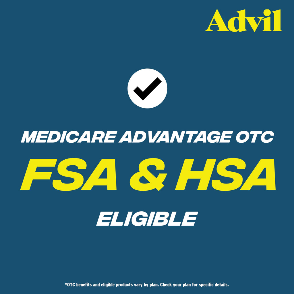 Advil brand ibuprofen tablets for headache and muscle pain