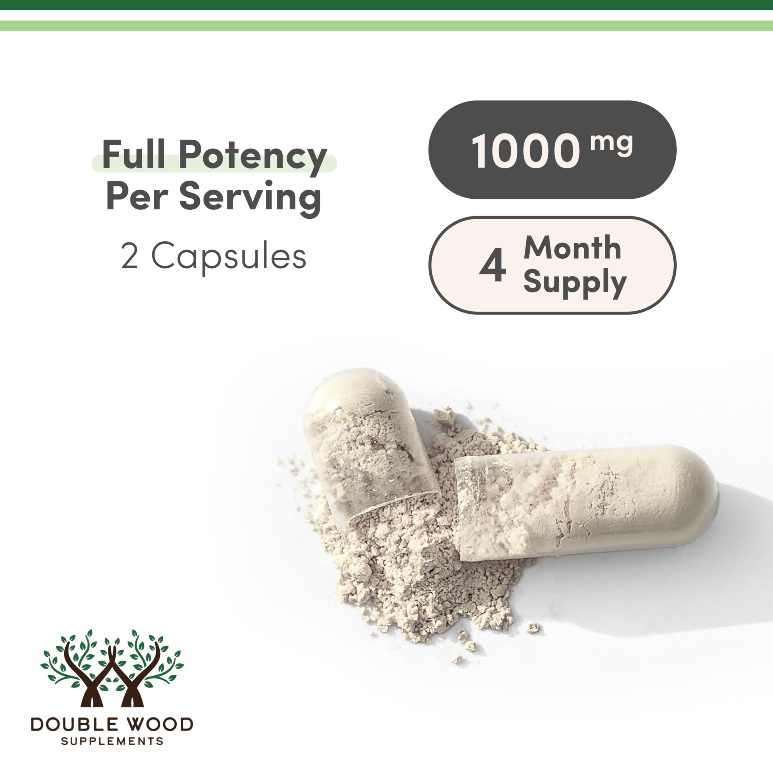 Double Wood Supplements Boswellia Serrata 1000mg capsule texture