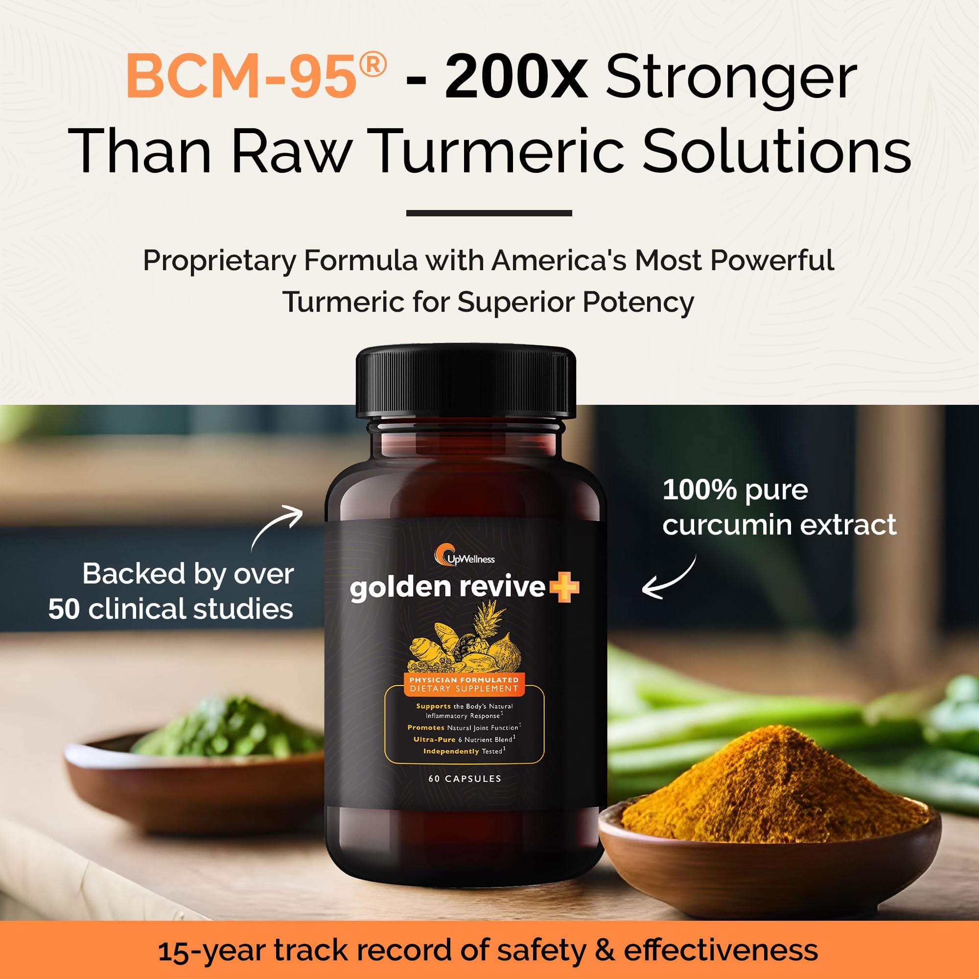UpWellness Golden Revive Plus dietary supplement 60 capsules