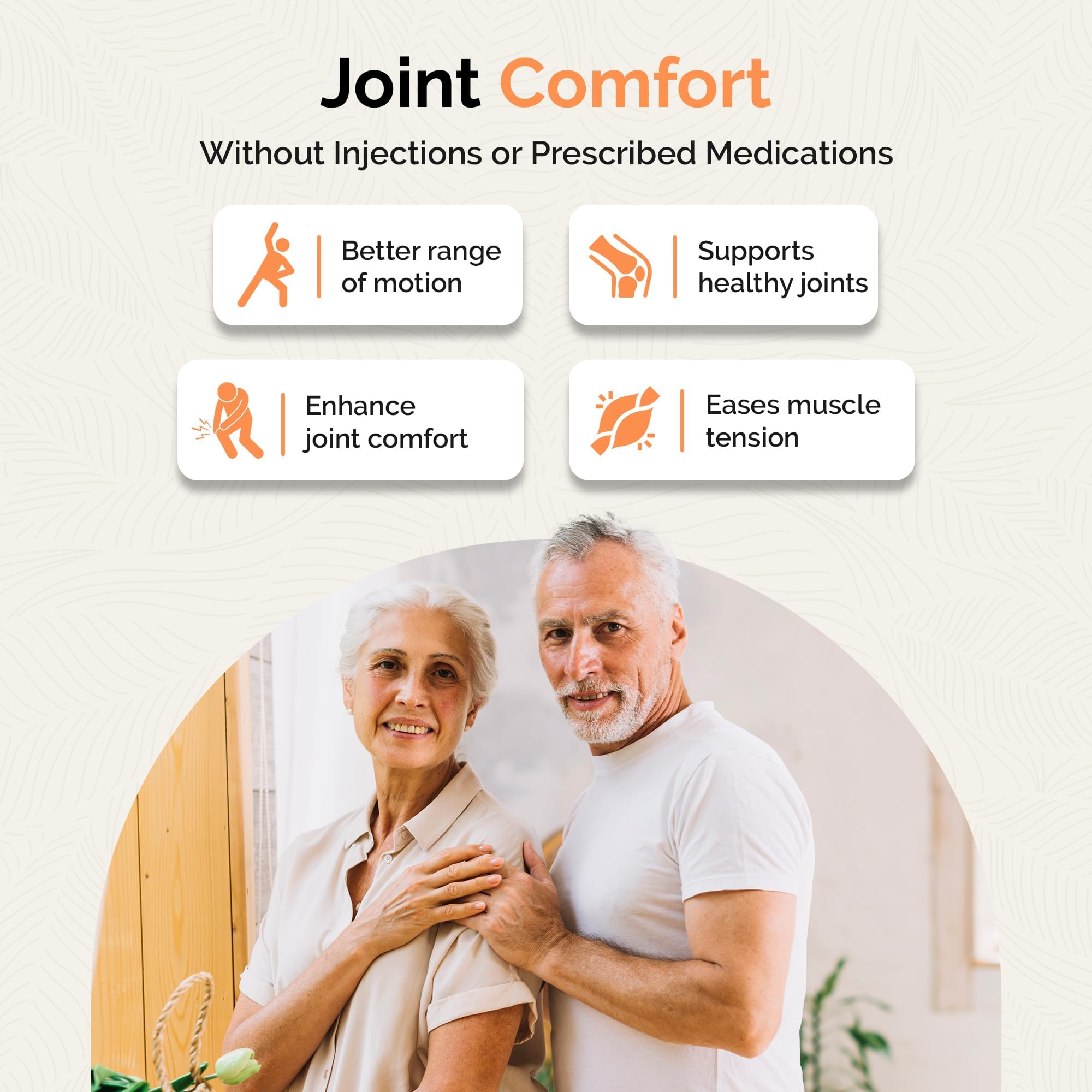 Close up of Golden Revive Plus joint support supplement bottle