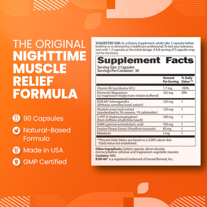 SaltWrap Mag R&R nutritional supplement label details
