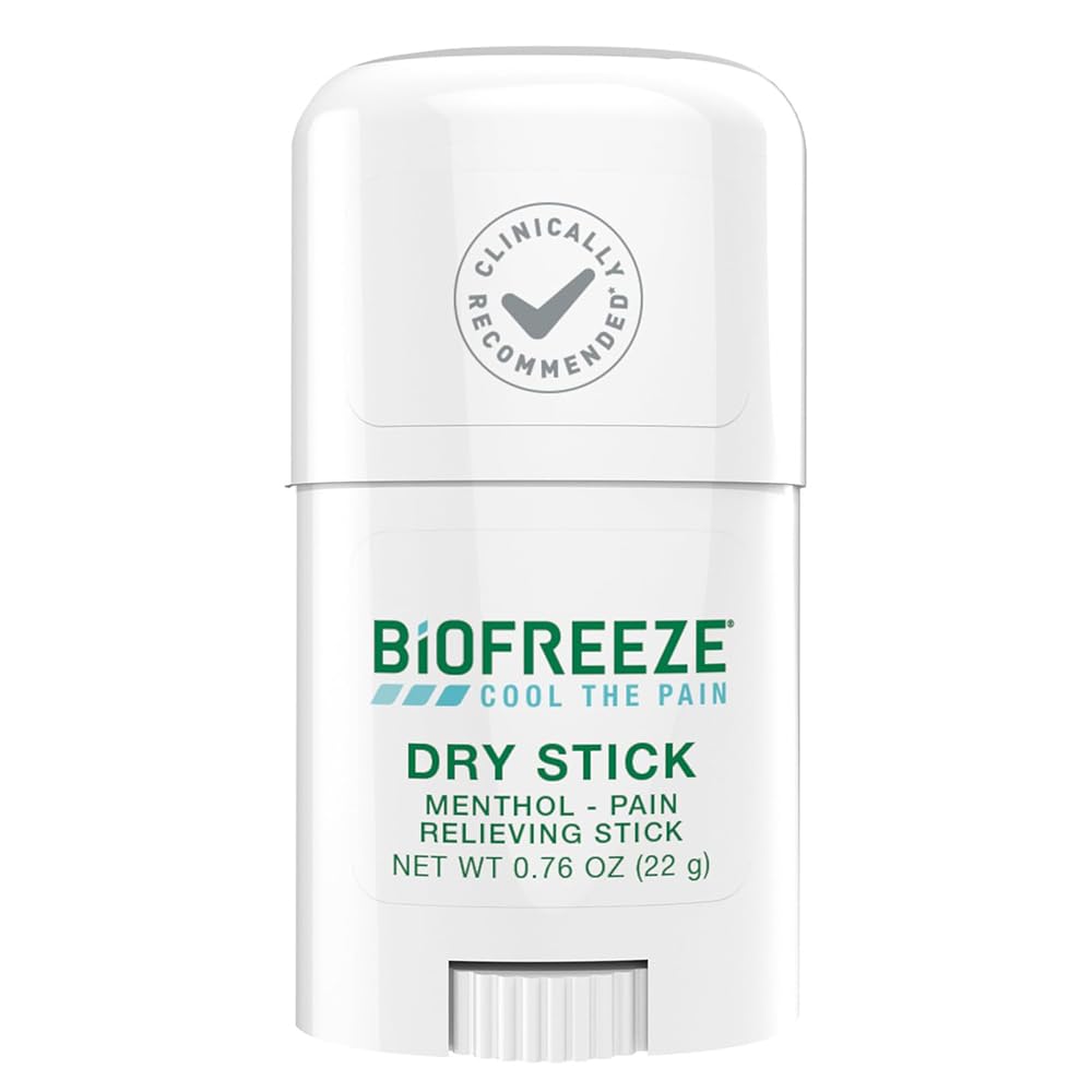 Biofreeze menthol pain relief stick packaging details