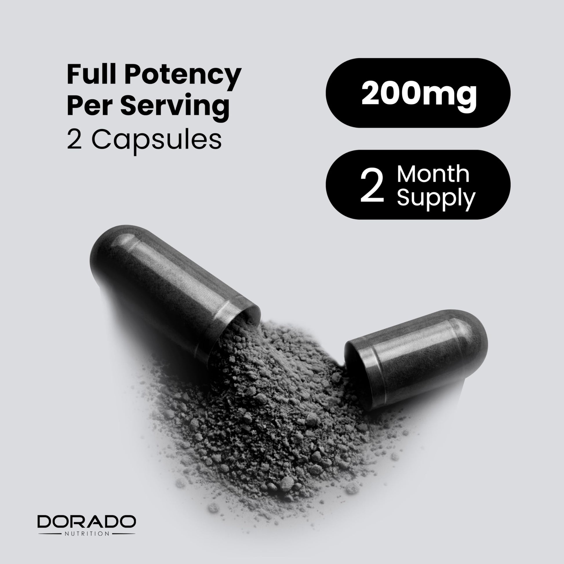 Dorado Nutrition digestive wellness dietary supplement bottle on clean background
