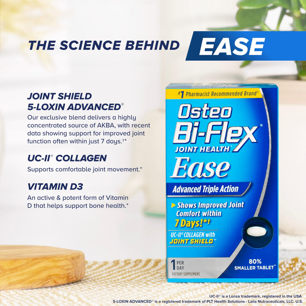Authentic Osteo Bi-Flex Ease imported supplement box