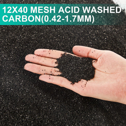 Threlaco bulk charcoal pellets for water filtration system refill