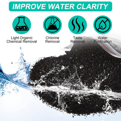 Threlaco coconut shell granular activated carbon aquarium filter material