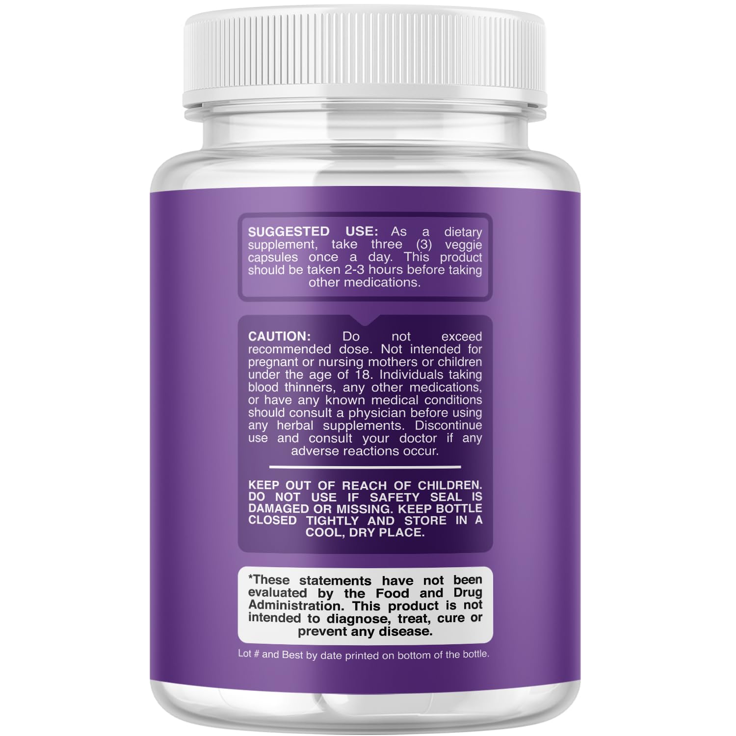 Phytoral charcoal detox and cleanse supplement bottle showing 1200 milligrams per serving