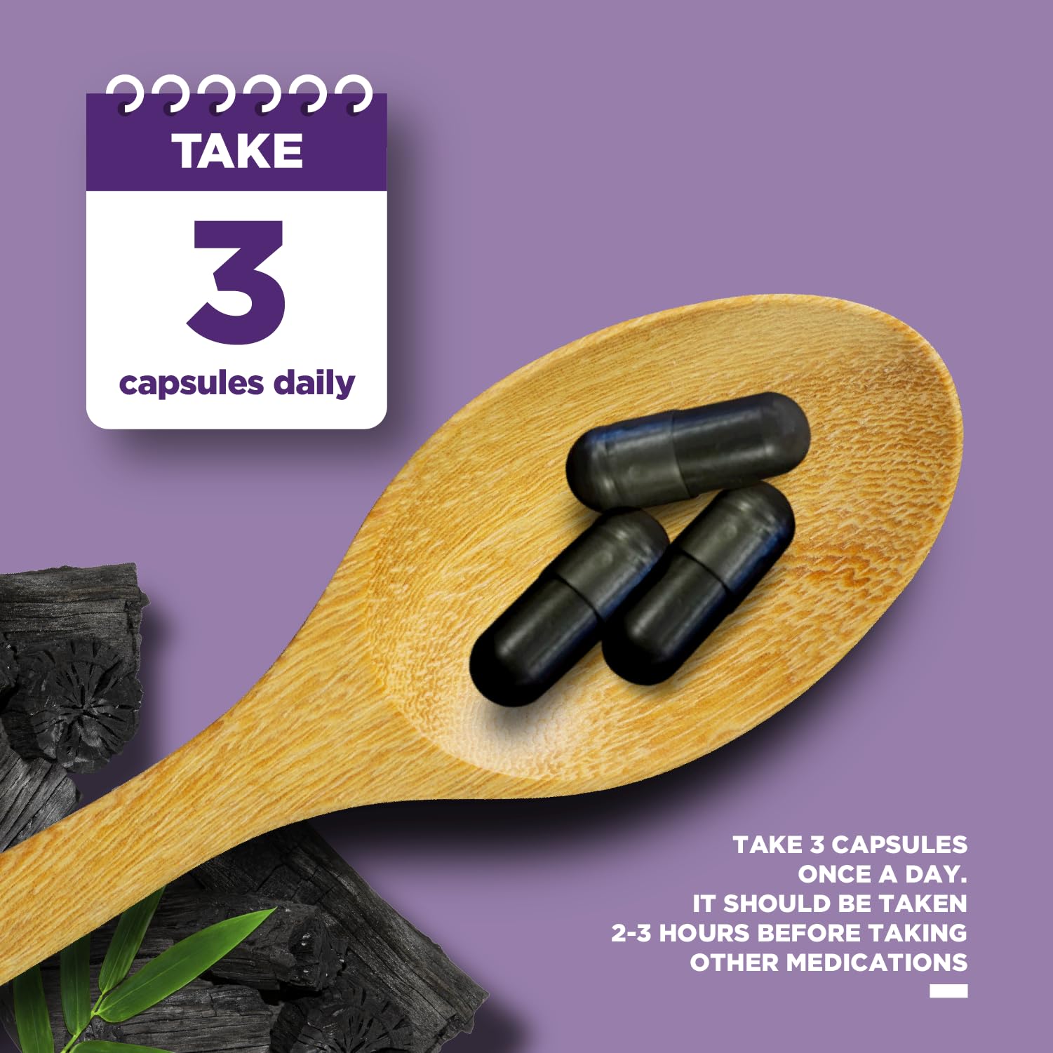 Phytoral pure activated charcoal bottle illustrating authentic imported packaging details