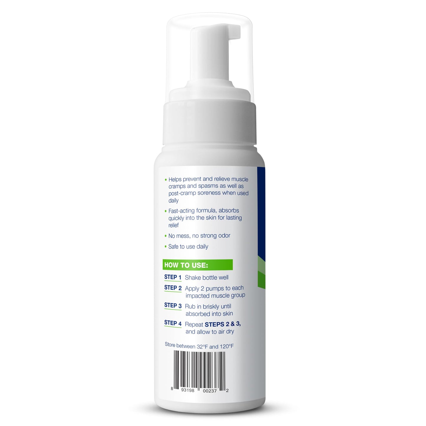 Close up of Theraworx magnesium sulfate foam texture