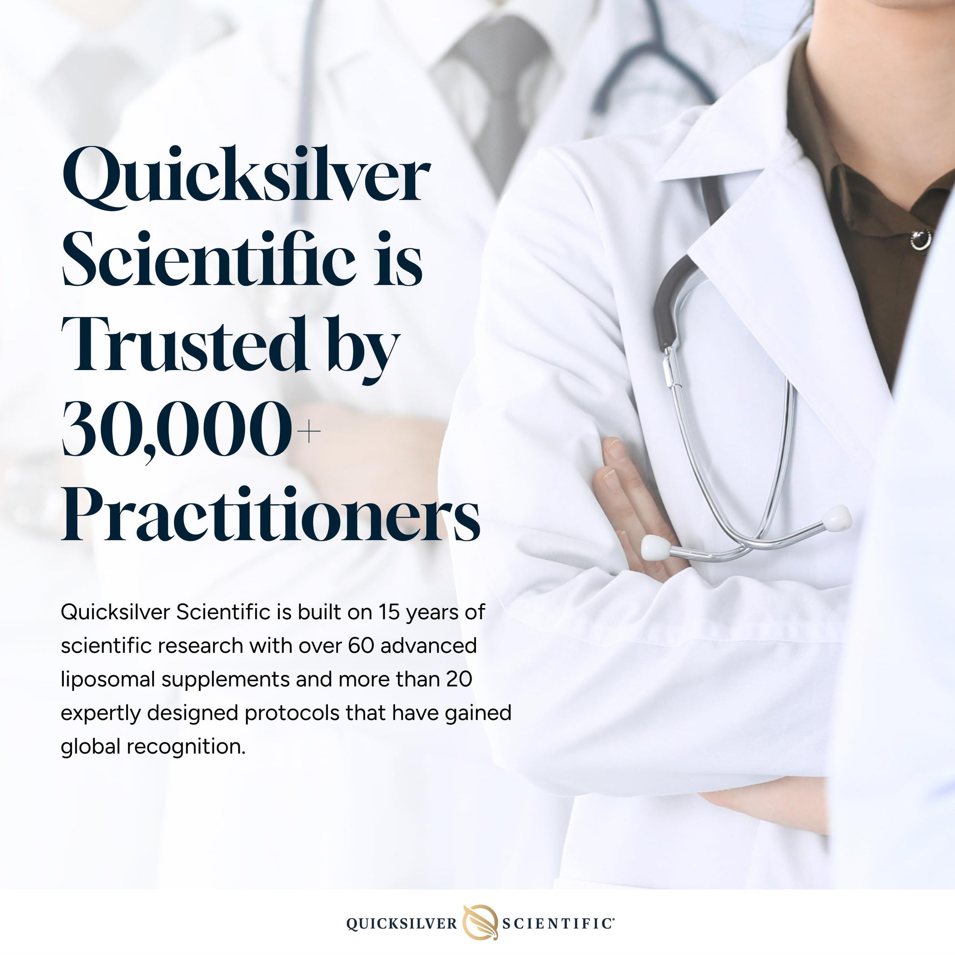 Quicksilver Scientific digestive system support binder bottle base showing original packaging details.