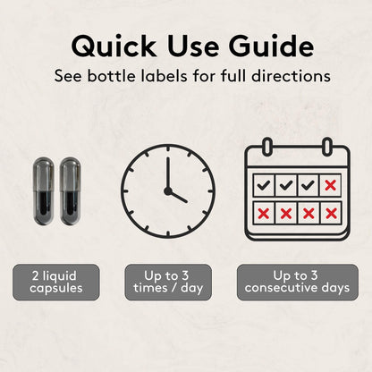 Close-up of Youth & Tonic liquid charcoal pills bottle cap and packaging.