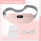 Close up of Agatige menstrual heating pad control interface