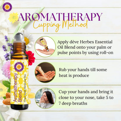 Close up of the rollerball applicator on the Deve Herbes period pain relief essential oil bottle