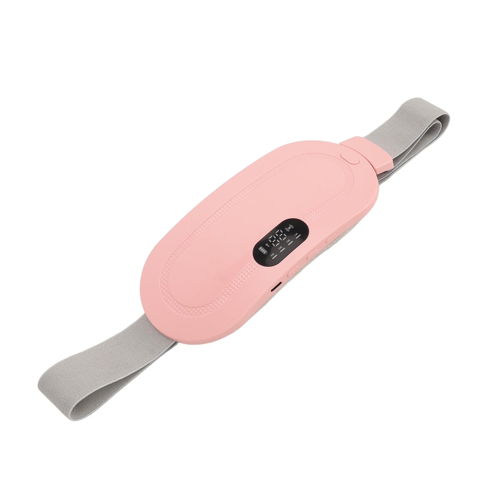 Lifestyle image of woman using menstrual heating pad for pain relief
