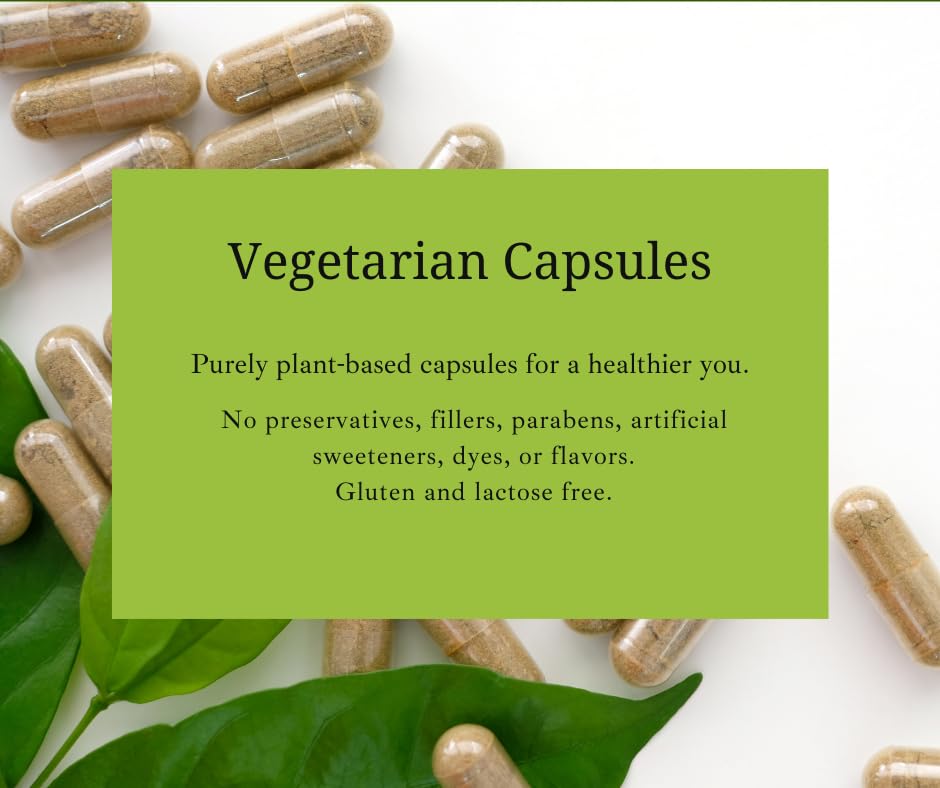Vegetarian menstrual pain relief capsules in a bottle
