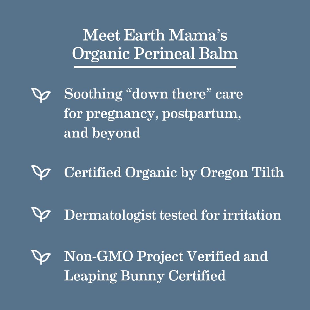Organic witch hazel and calendula perineal balm texture close up