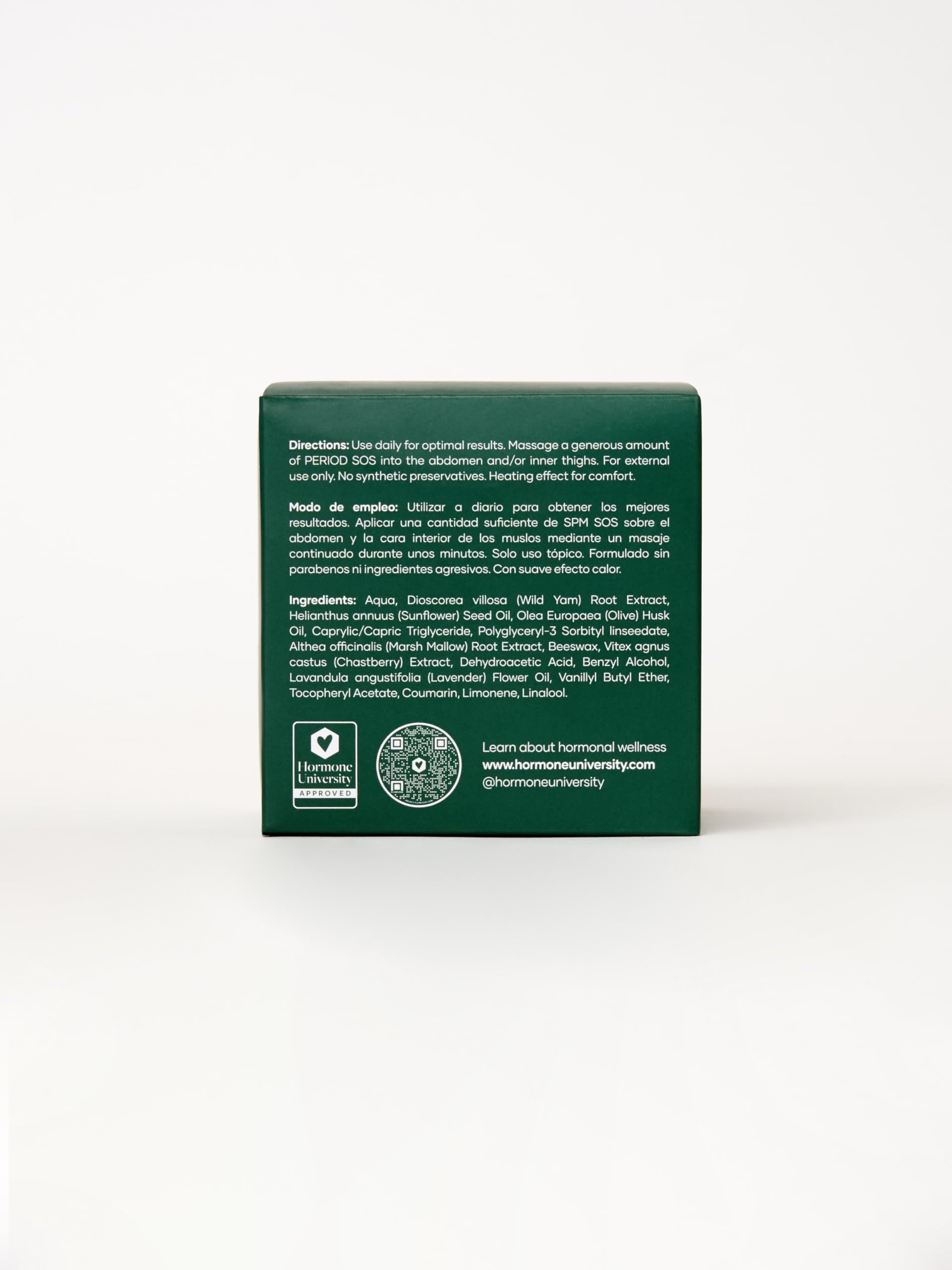 Close up of Glow Botanica topical hormone free cream jar