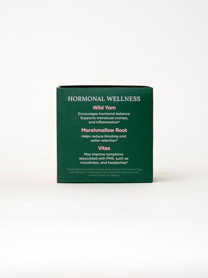 Glow Botanica Period SOS cream applied to wrist for demonstration