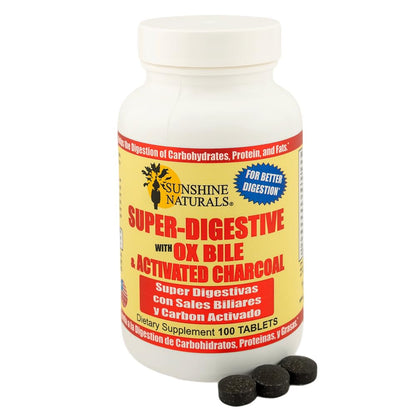 Sunshine Naturals stomach comfort supplement for bloating and gas relief
