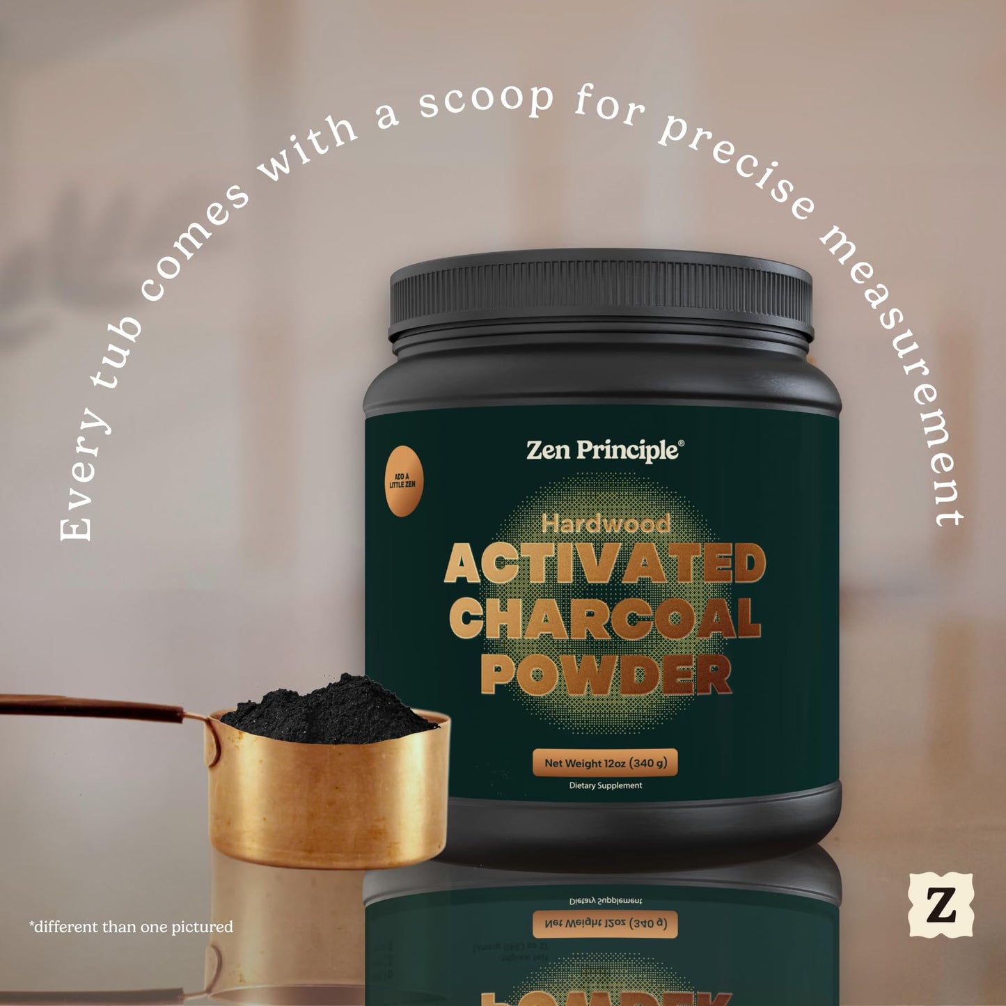 Ultra fine black charcoal powder texture close up showing the non gritty premium quality for digestive health.