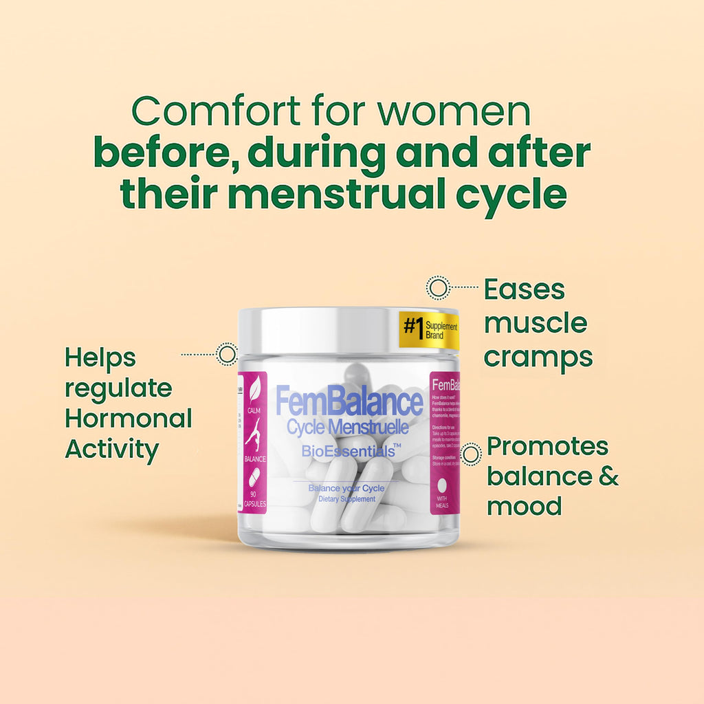 BioEssentials FemBalance vegan hormone health complex bottle