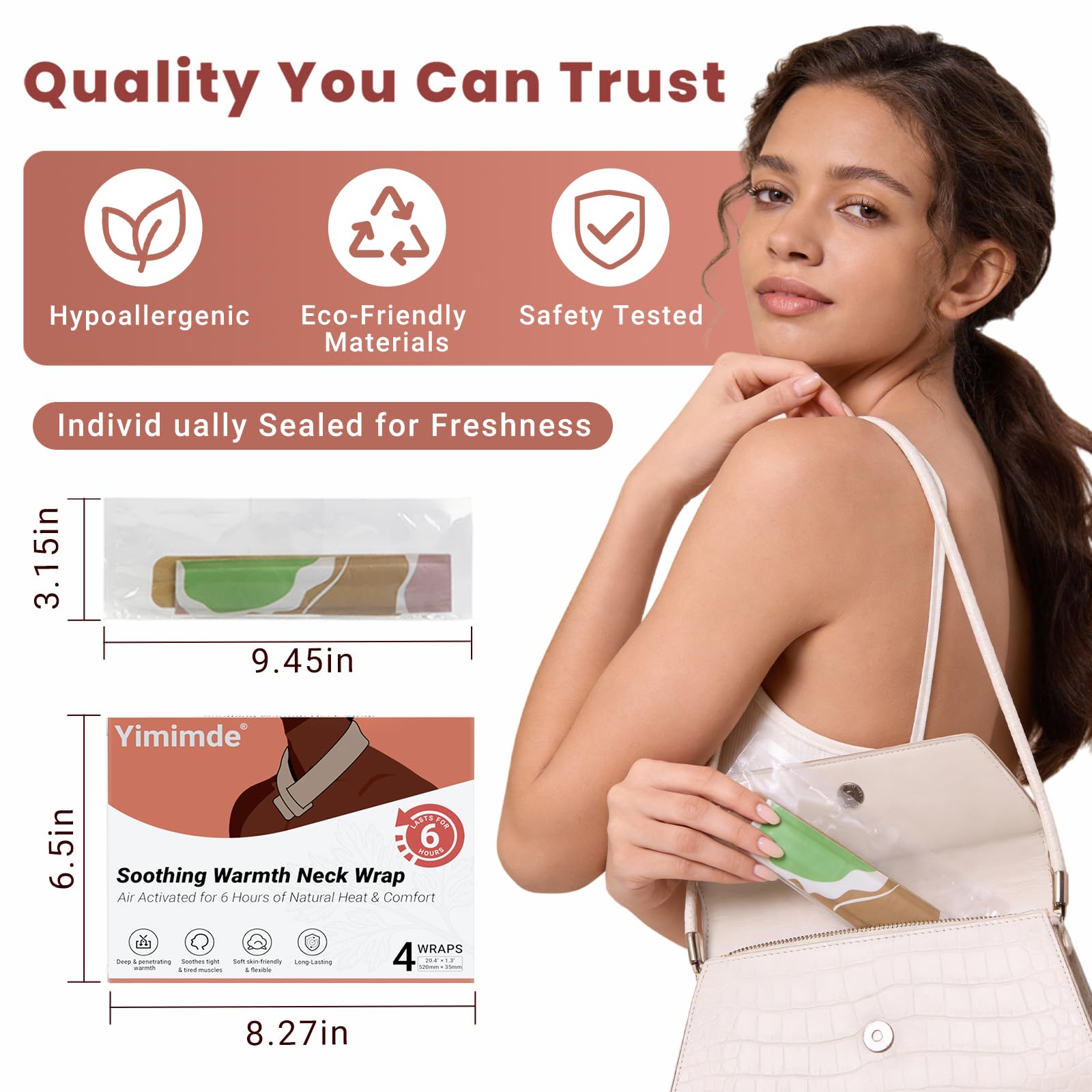 Ergonomic cervical spine design of Zhenyemei therapy pad