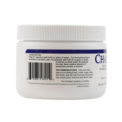 Authentic USA imported charcoal and bentonite clay capsules for digestive wellness support.