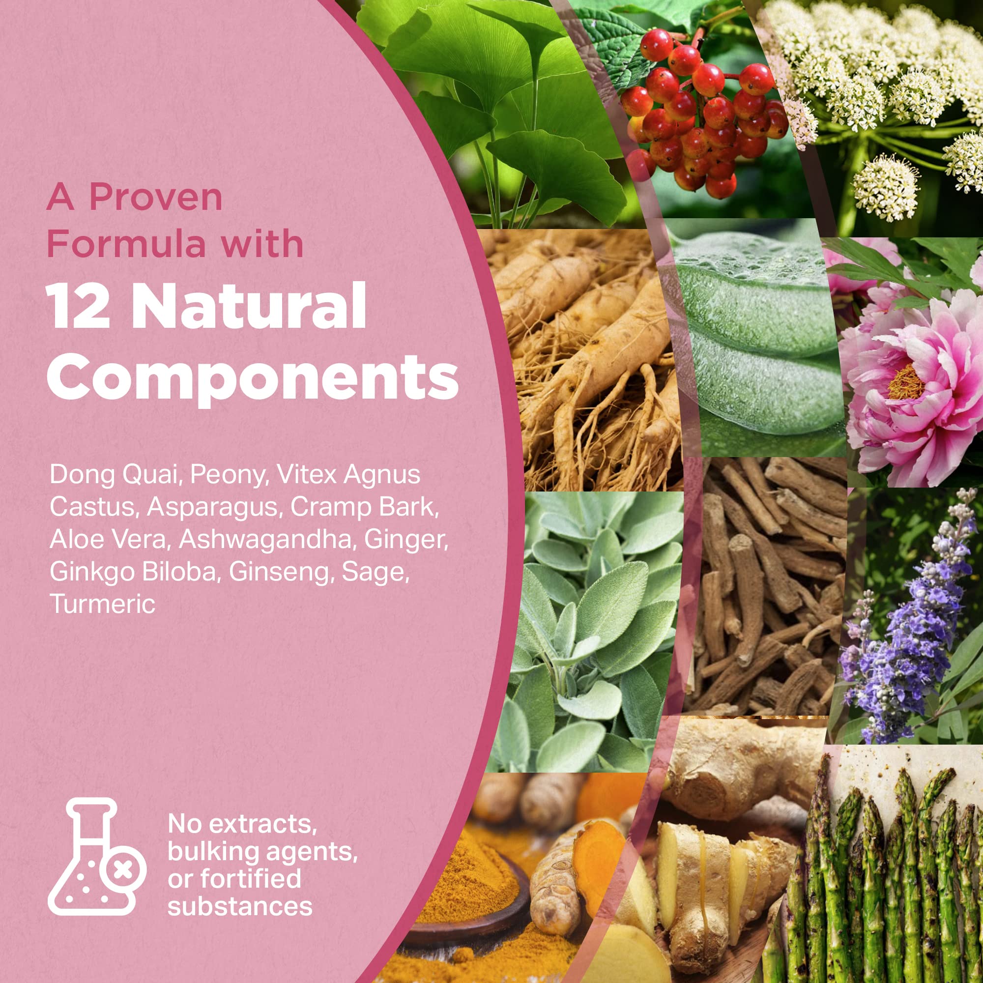 Side view of Strength and Spices natural estrogen supplement