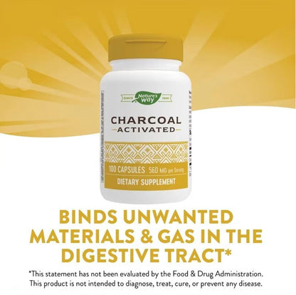 Authentic Nature's Way Intestinal Cleanser dietary supplement bottle displaying allergen-free labels.