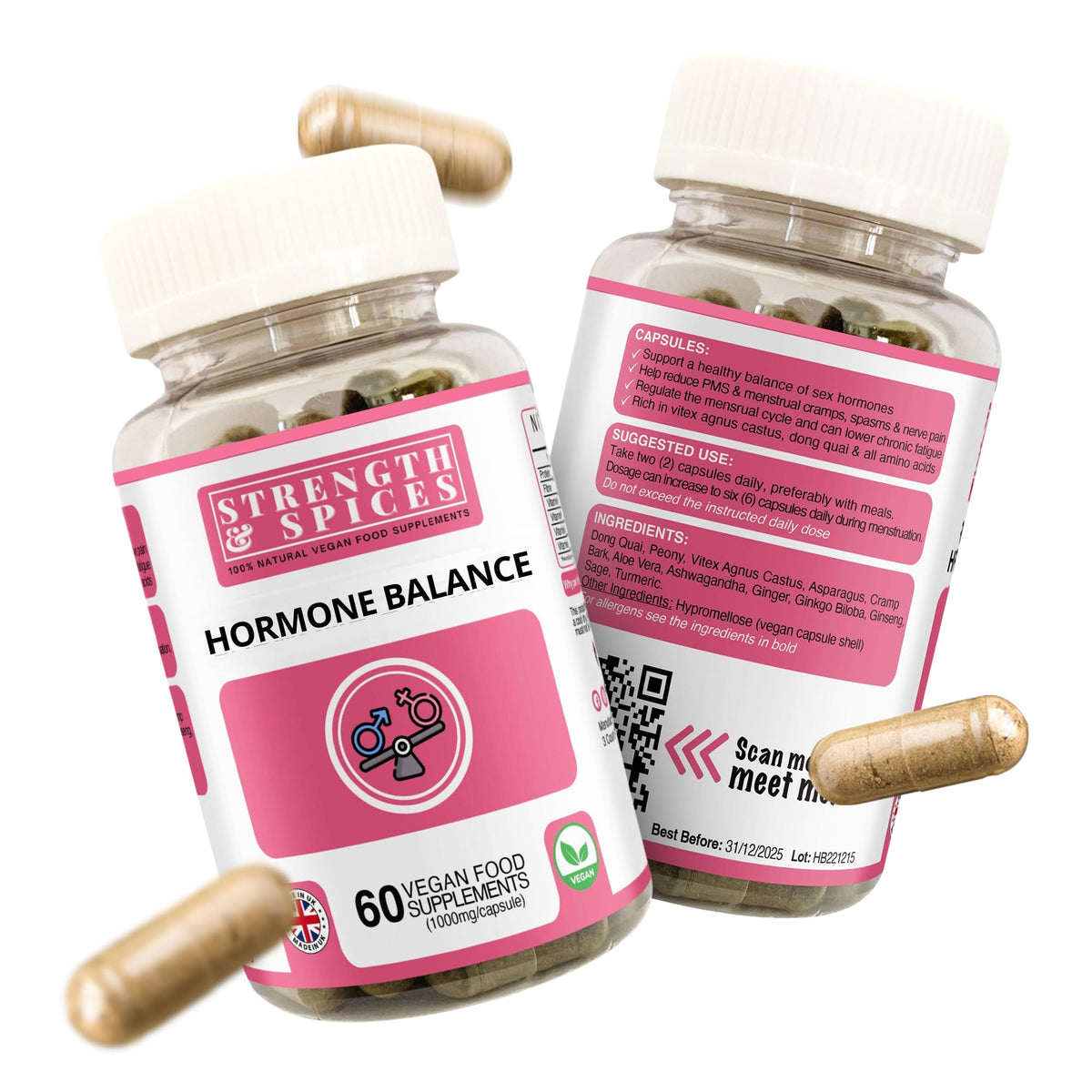Premium natural supplement for menstrual comfort and fertility