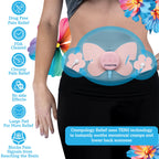 Crampology period pain relief device with wireless settings