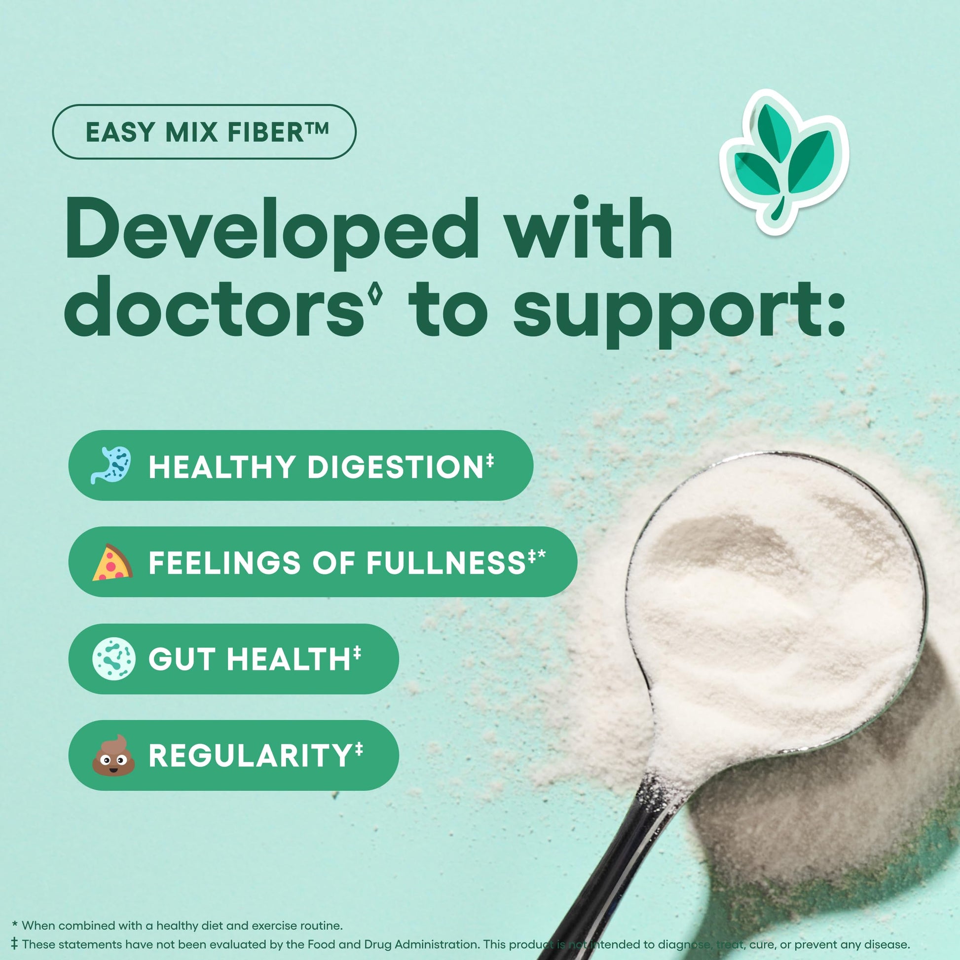 Physician's Choice sugar free fiber powder nutritional facts and ingredients label