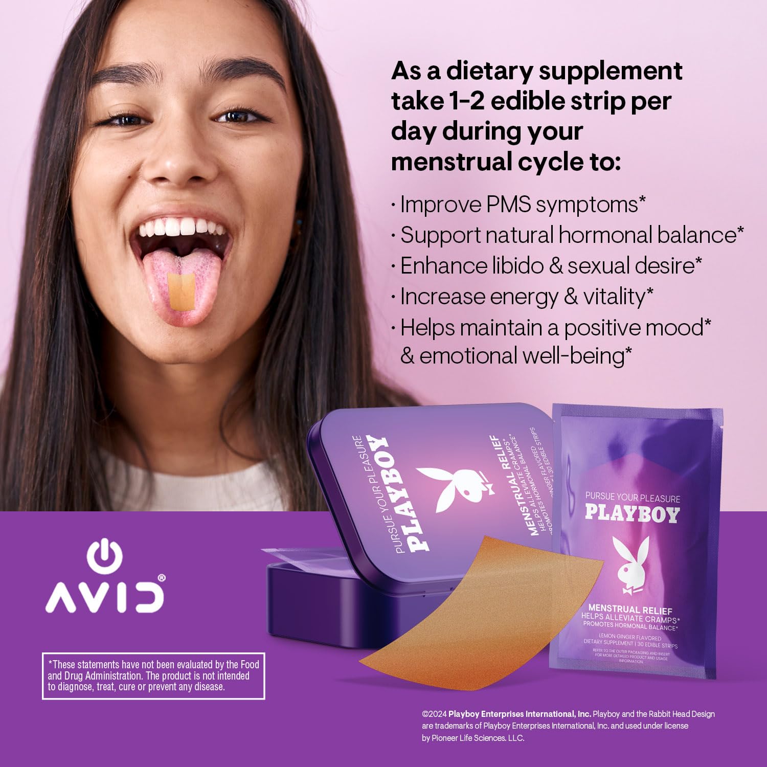 Authentic USA imported PMS supplement strips