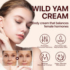 Arbcrn organic wild yam cream jar side view showing ingredients