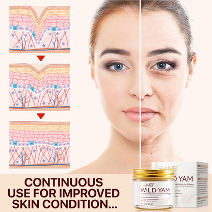 Arbcrn Wild Yam Cream application on wrist for wellness