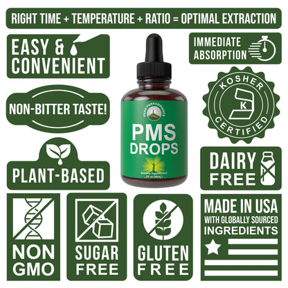 Authentic Peak Performance 9-In-1 PMS relief liquid supplement box