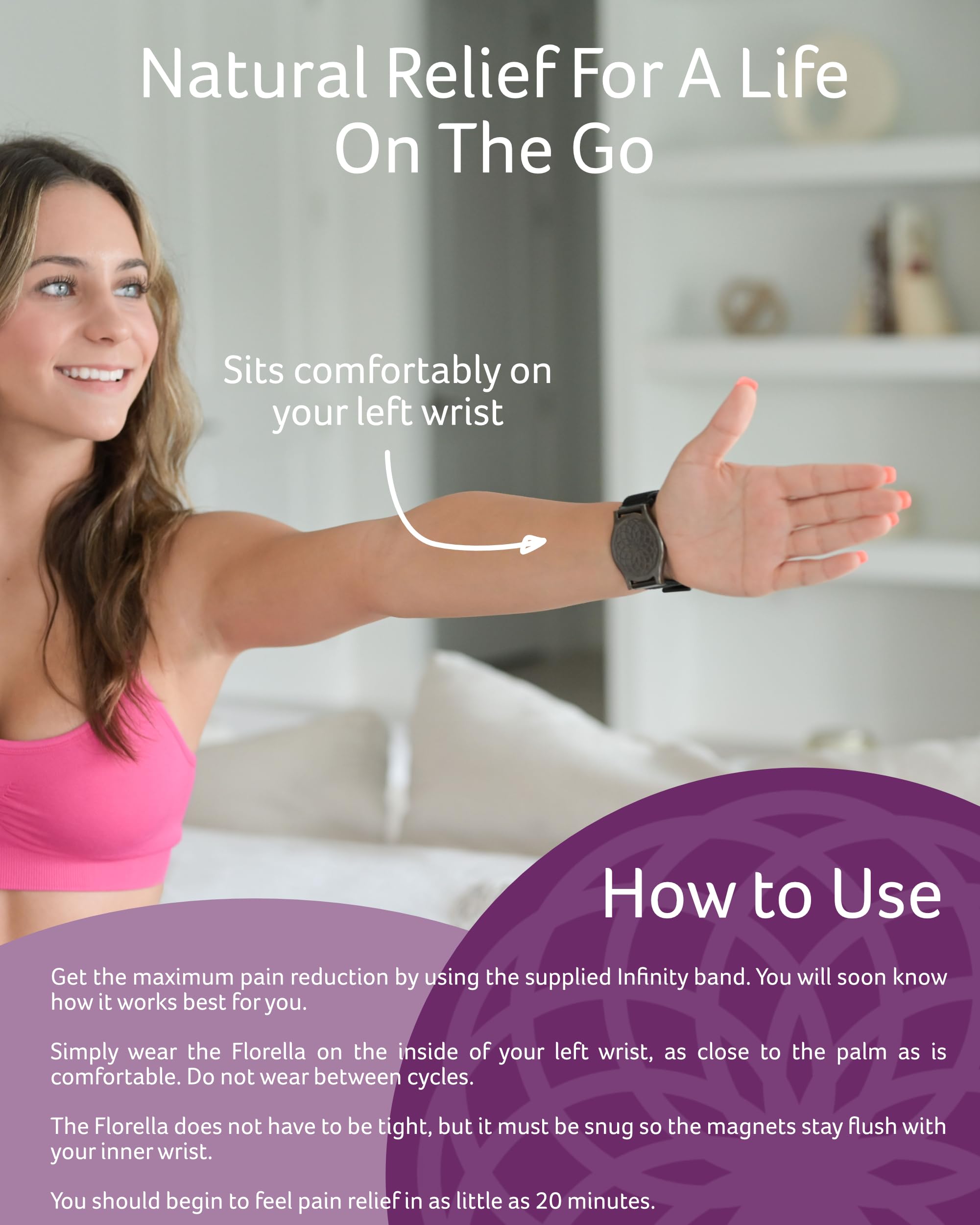 Magnetic therapeutic device with interchangeable bands