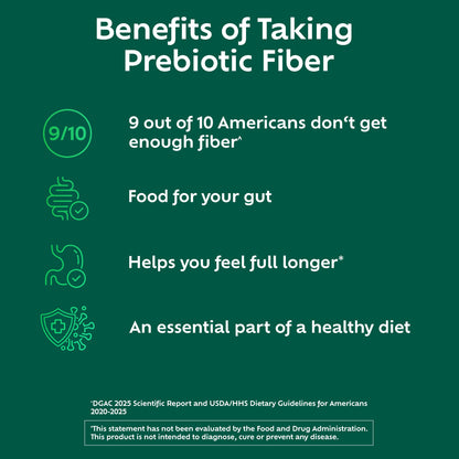 Benefiber wheat dextrin gluten free sugar free fiber supplement facts label