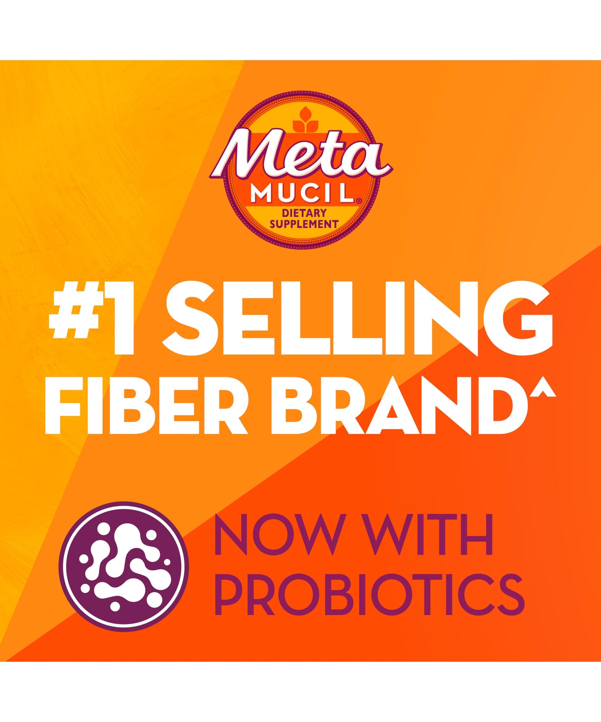 Metamucil prebiotic plant based fiber supplement ninety gummies packaging